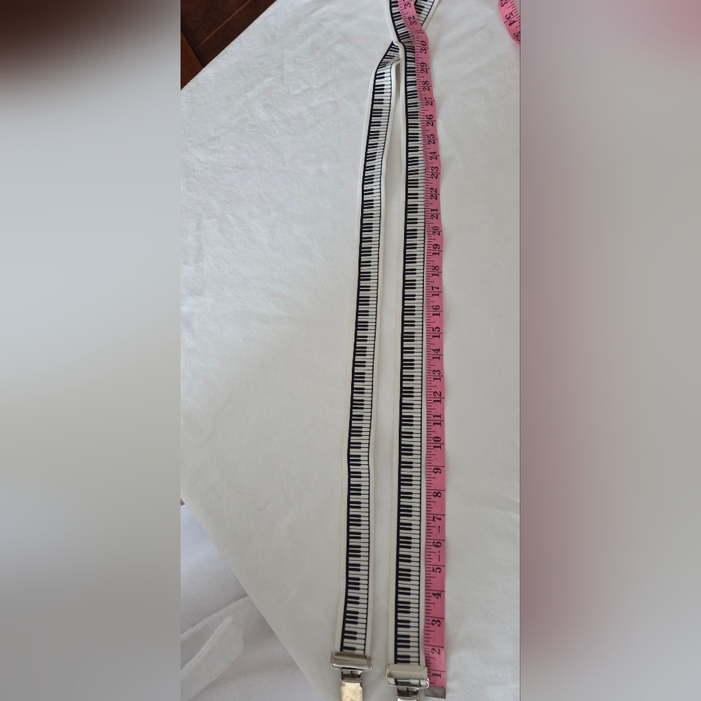 Piano Key Pattern Suspenders - Picture 6 of 8